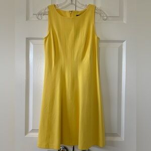 Ann Taylor Bright Yellow Dress, Size OP, NWT